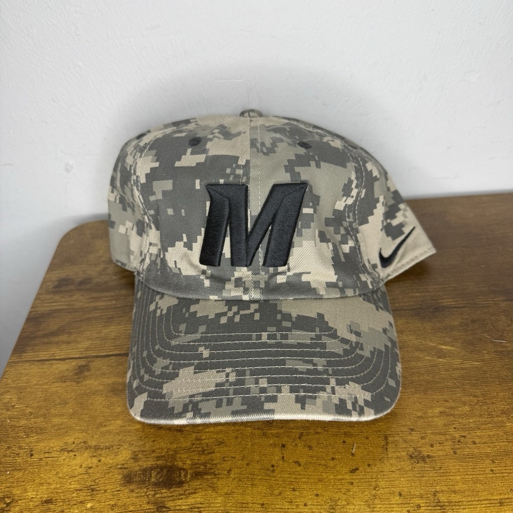 Missouri Tigers Army Camo Nike Hat Mizzou Strapback Military